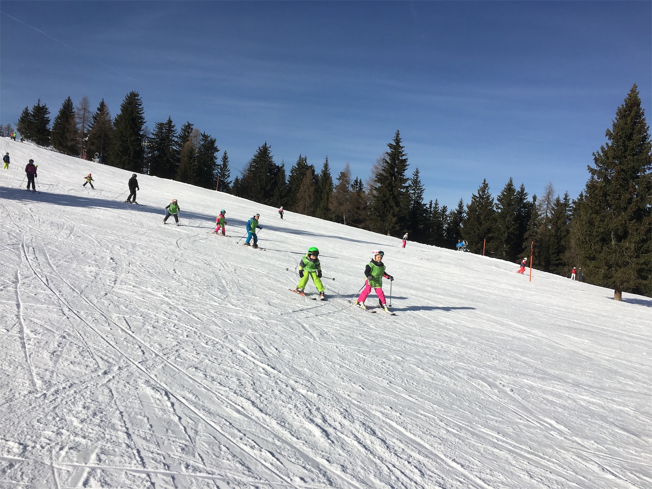 Perfekte Bedingungen beim Pleiskirchner Skikurs
